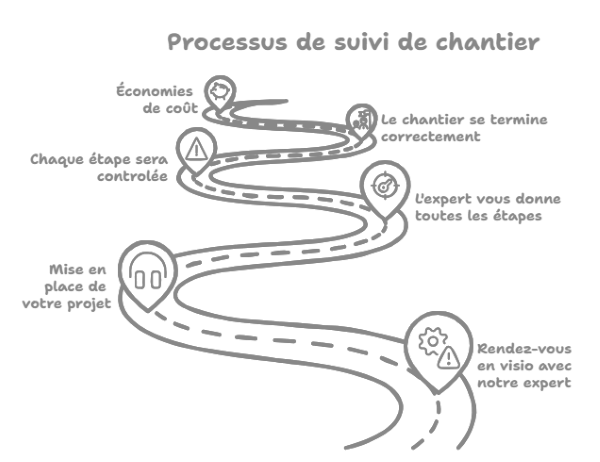 processus suivi de chantier AMO renolive en visio